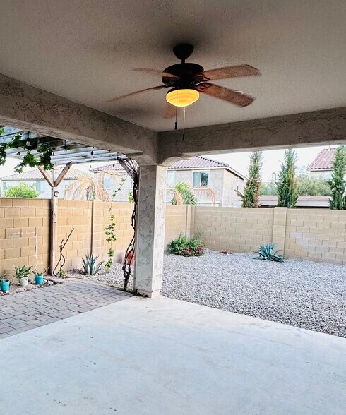 Extended patio - 18215 W Townley Ave