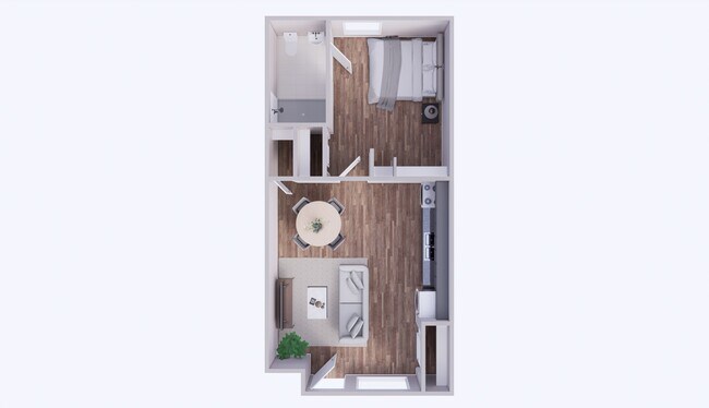 Floorplan - Pecan Hill Apartments