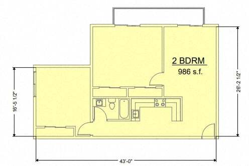 Floorplan - Indigo Apartments