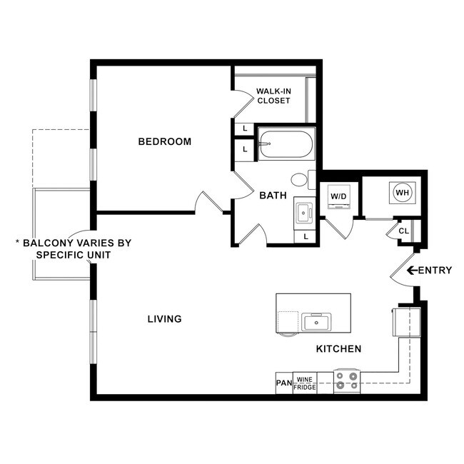 Floorplan - FIFTEEN51 Apartments of Lexington