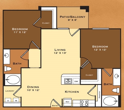 B2 - Arioso Apartments & Townhomes