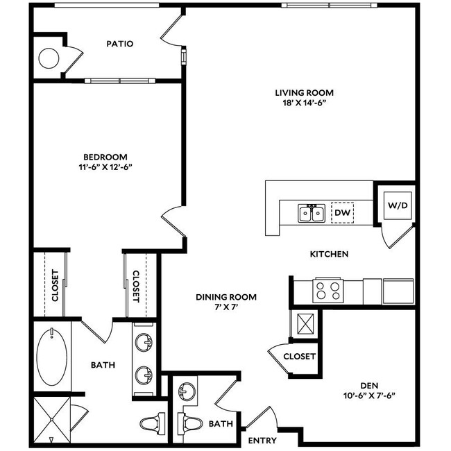 Floorplan - The Mercer