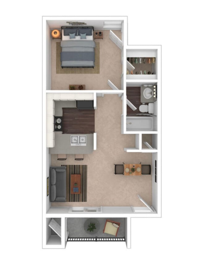 Floorplan - Pinehurst Place Apartments