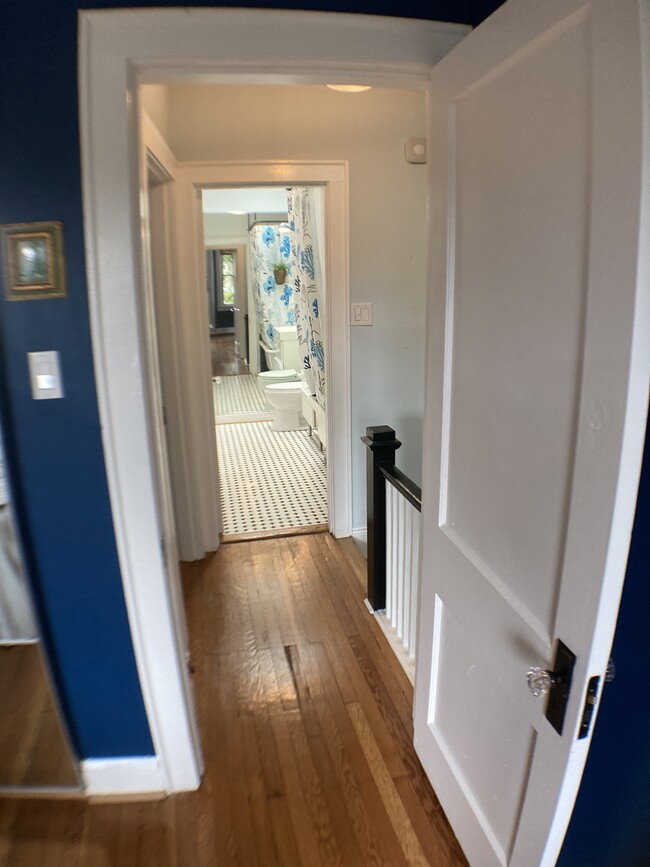 Bedroom looking toward bath (upstairs). - 526 24th St NE