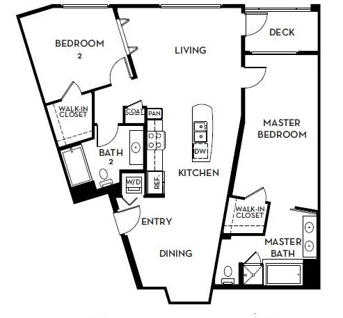 Floorplan - 5550 Wilshire at Miracle Mile by Windsor