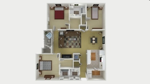 3BR/2BA - The Grand Reserve at Madison
