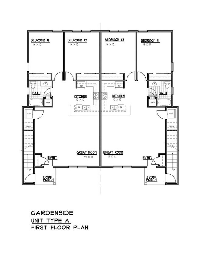 Building Photo - 2 bed, 1 bath townhouse style apartment with washer & dryer provided (45 Griffin Ln #101)