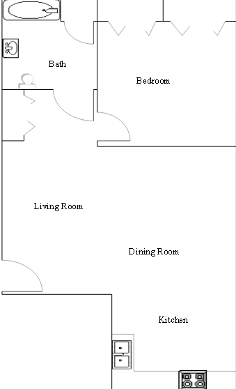 1BR/1BA - Greenland Place Apartments