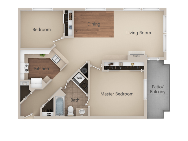 Floorplan - Metropolitan Place Apartments