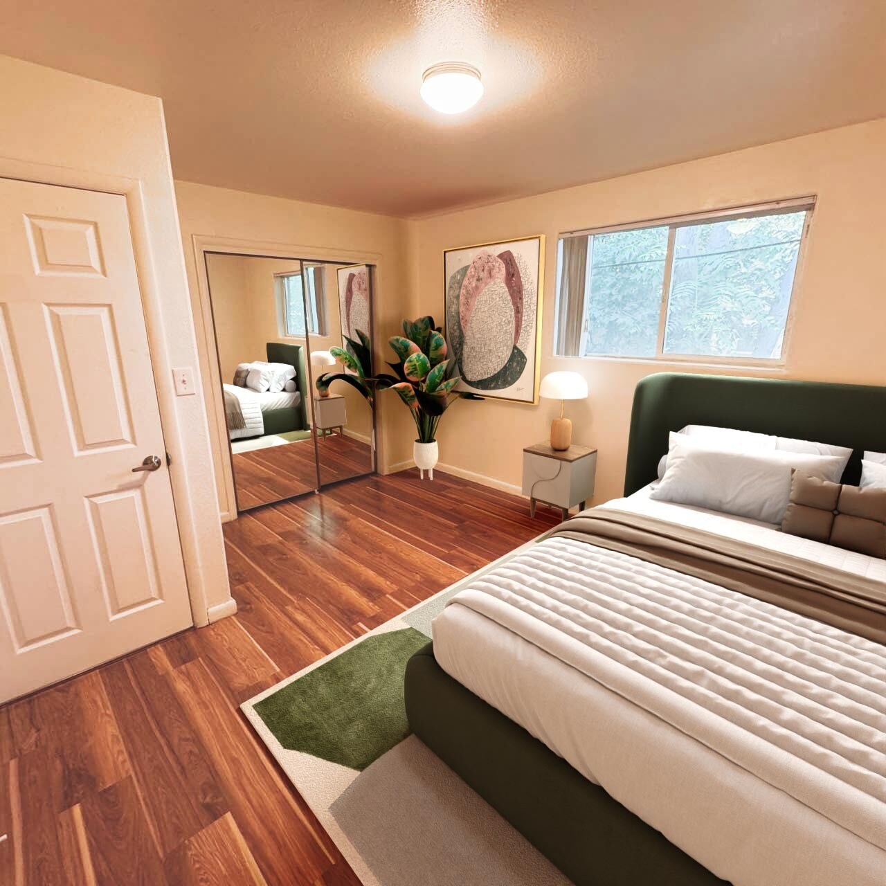 Bedroom with lots of natural light - 771 Wall St