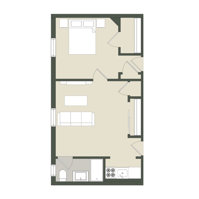 Floorplan - 3616 N. Pine Grove Ave.
