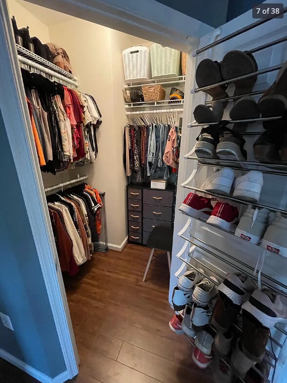 bedroom closet 1 of 2, walk in - 23 Pierside Dr
