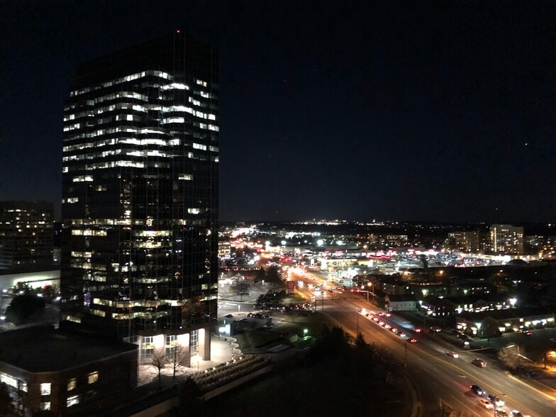 Night from the balcony - 3701 S George Mason Dr