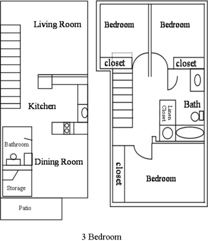 Floorplan - Parkview Commons Apartments