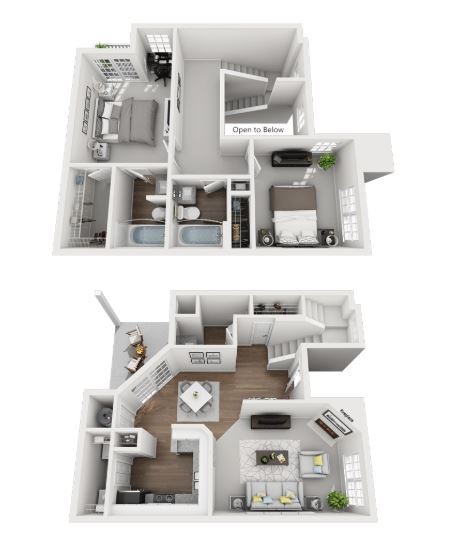 Floorplan - Gentry Square Apartments
