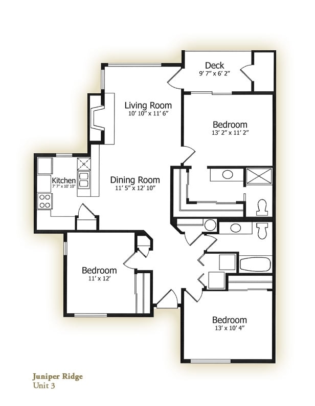 3BR/2BA - Juniper Ridge Apartments