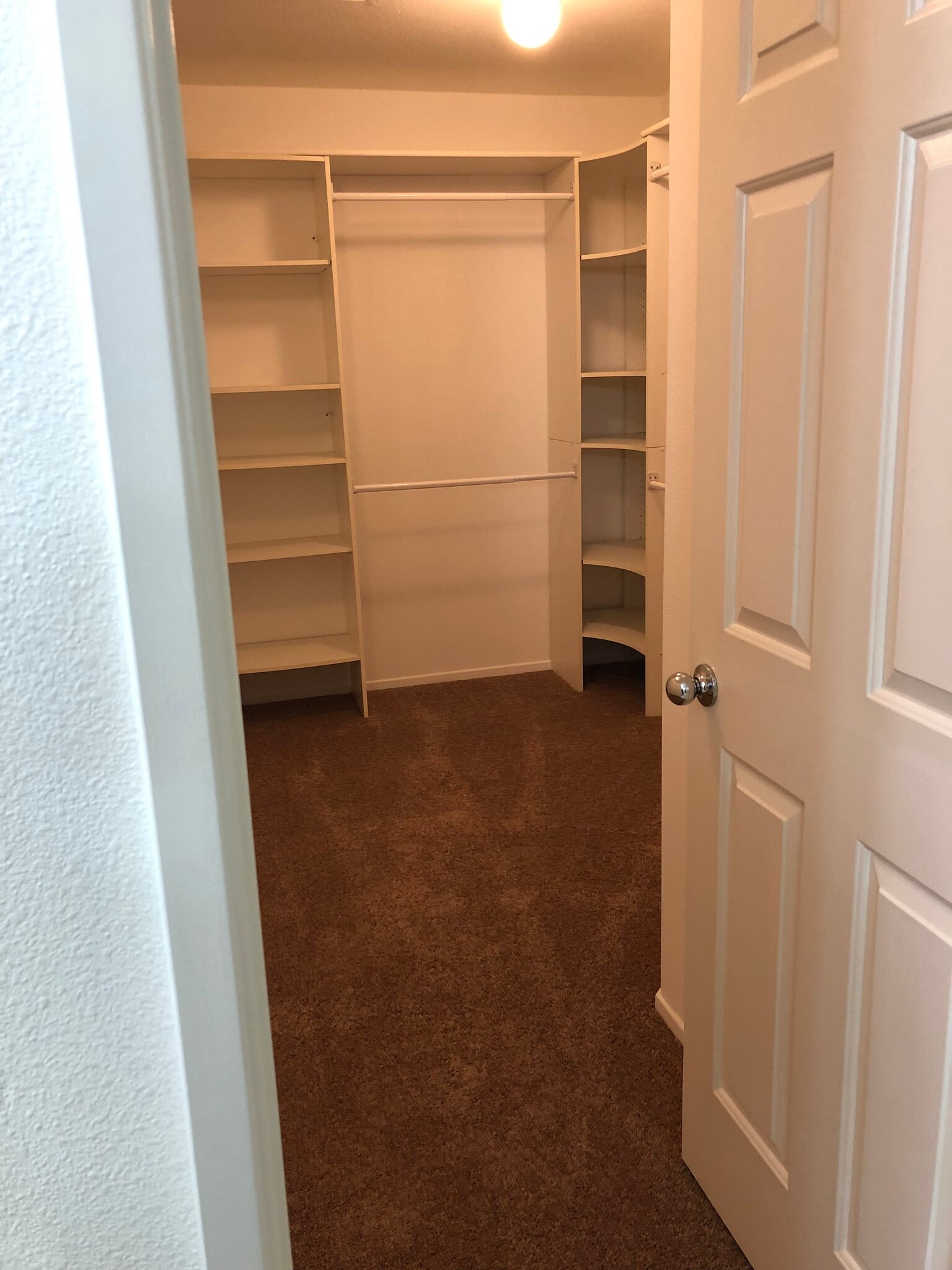 Inside master bedroom walk in closet . - 6395 Delgado Ln
