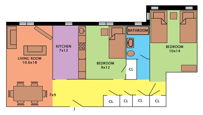 Floorplan - Fairbridge Commons