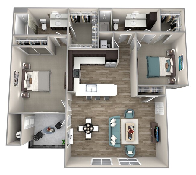 Floorplan - Hearth Apartment Homes