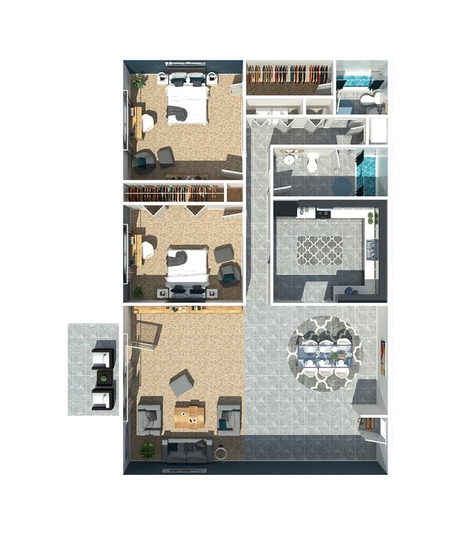 Floorplan - Flats at Hurstbourne