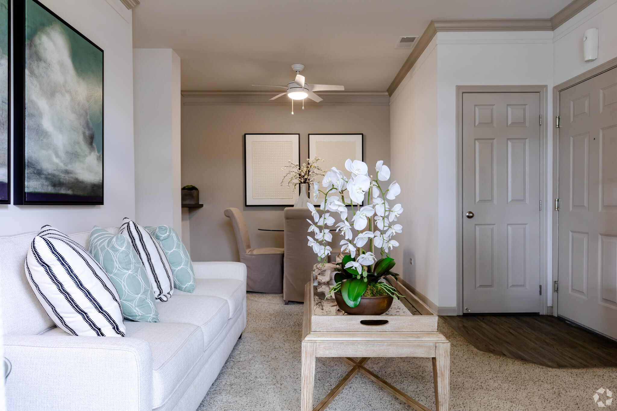 2BR, 2BA - Living/Dining Room - The Aventine at Oakhurst North