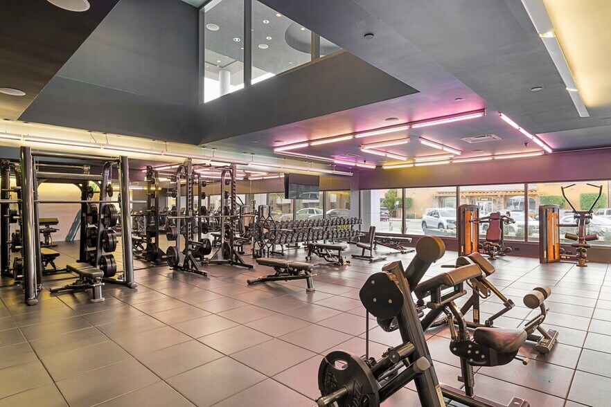 The first floor gym is extremely well-equipped and available 24/7 - 4422 N 75th St