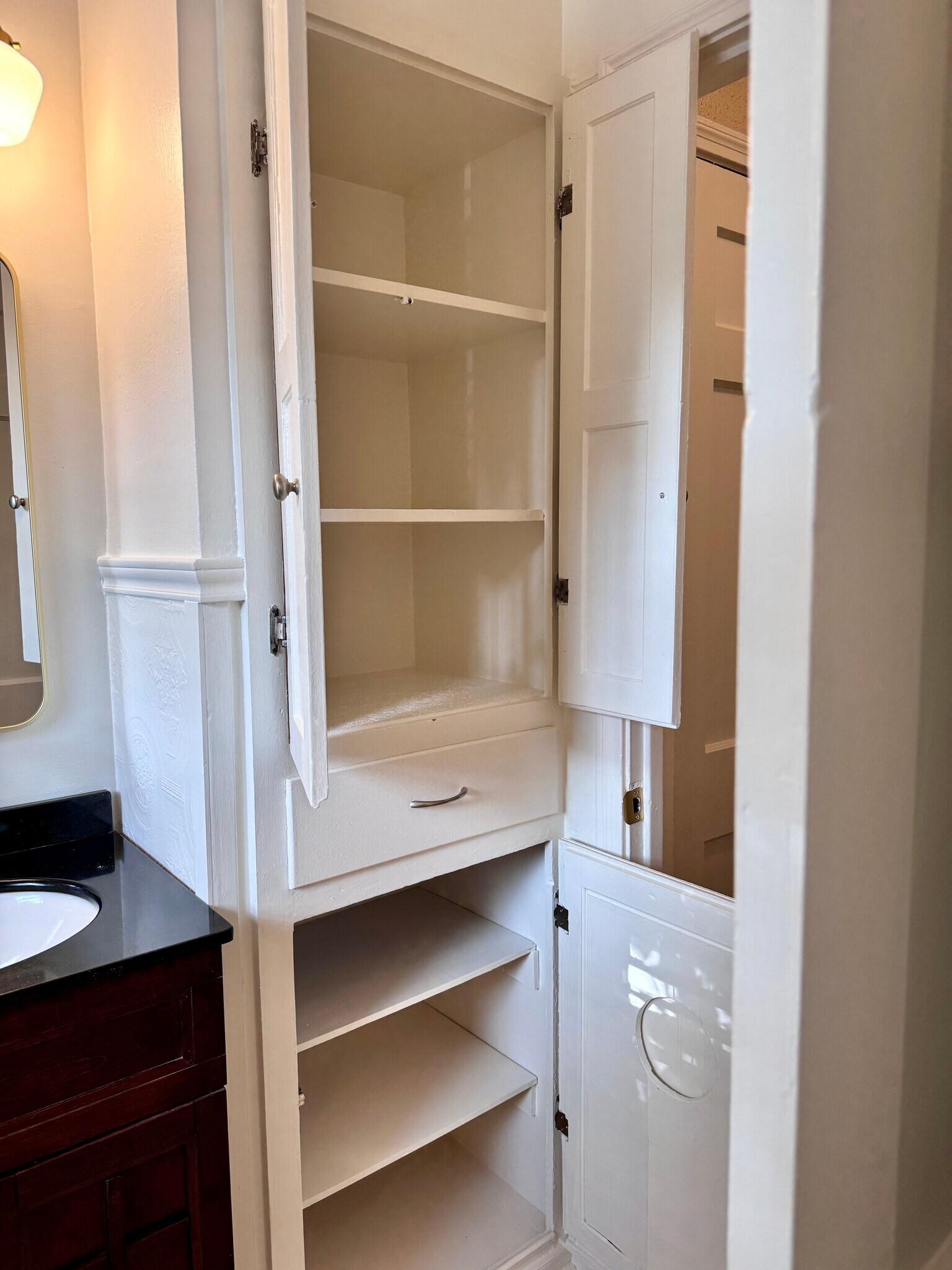 Bathroom Storage - 510 Elmwood Drive