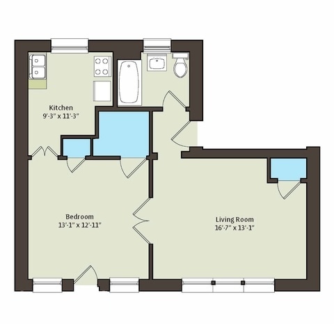 Floorplan - 5202-5210 S. Cornell Avenue