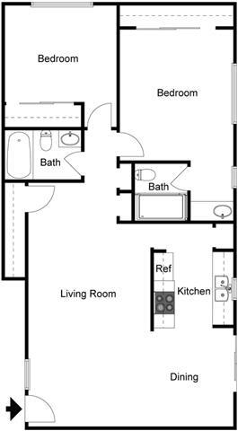 Floorplan - El Sereno Apartments