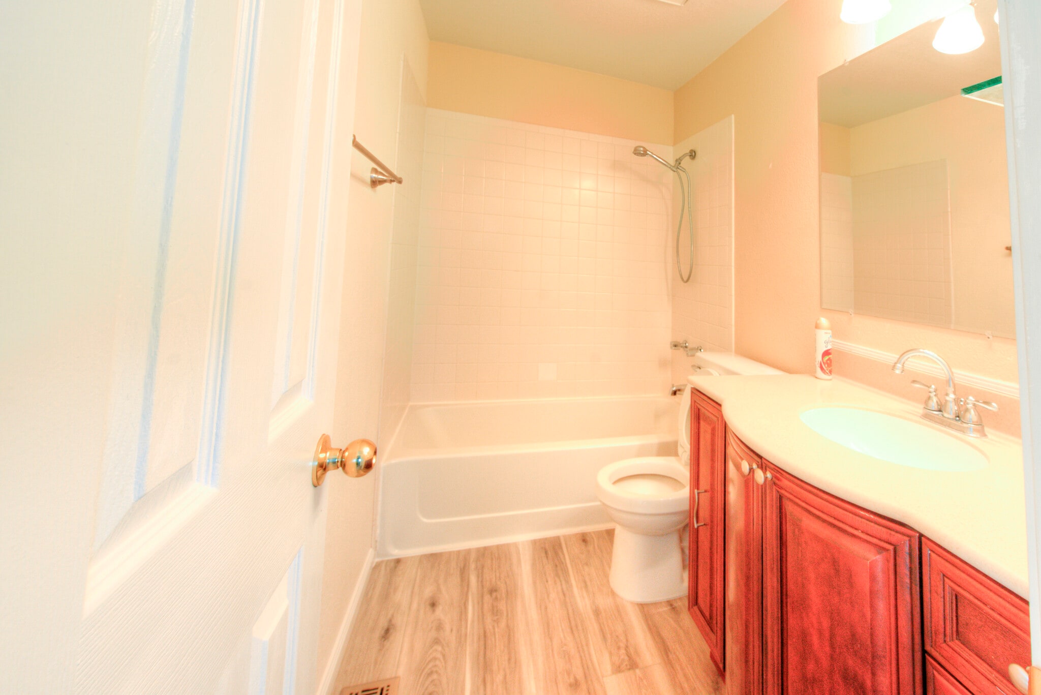 Main level full bathroom has an upgraded vanity. - 2875 Richmond Dr