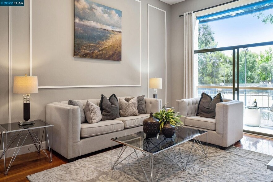 living room - 300 N Civic Dr #313