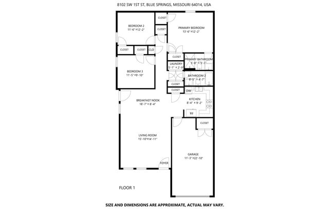 Building Photo - Updated 3-Bed, 2-Bath Ranch Townhome with Garage in Blue Springs