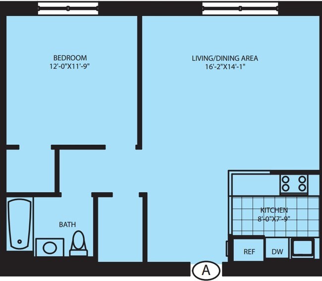 1BR/1BA - The Andrew