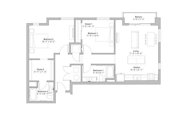 Floorplan - Melody on Main