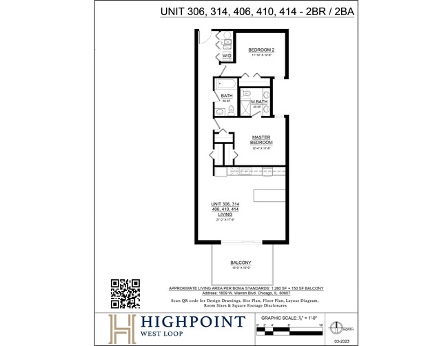 Floorplan - HIGHPOINT West Loop