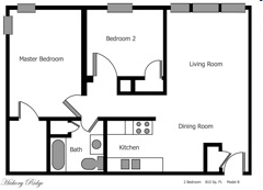 Floorplan - Hickory Ridge Apartments