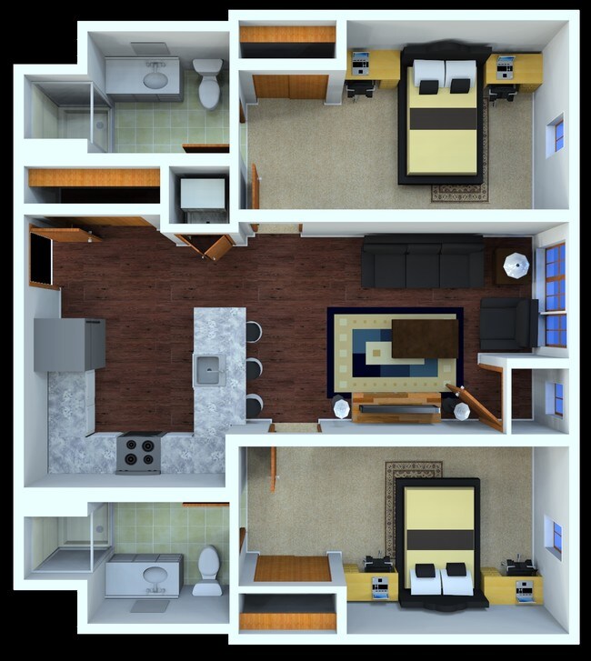 2 Bed 2 Bath Single - 700 on Washington - Historical Access