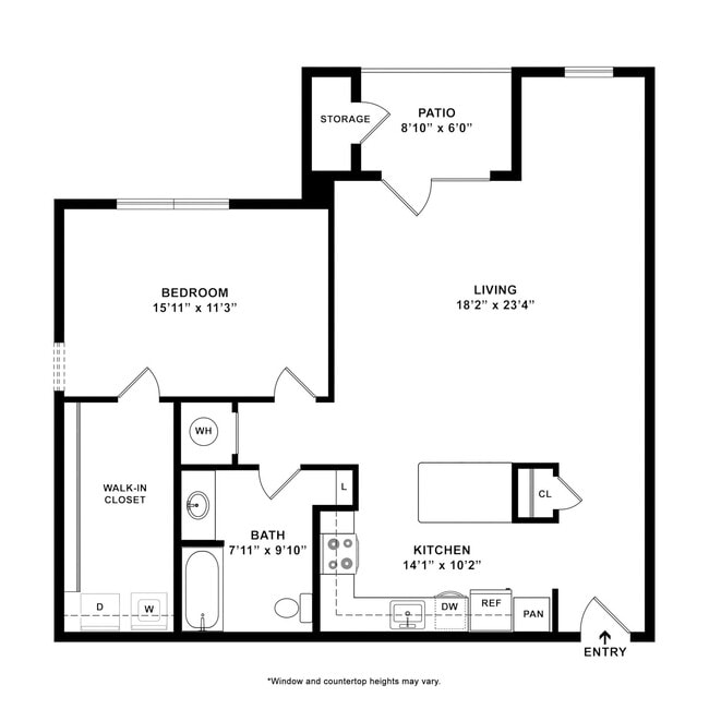 Floorplan - Smyrna Village Apartments of Louisville