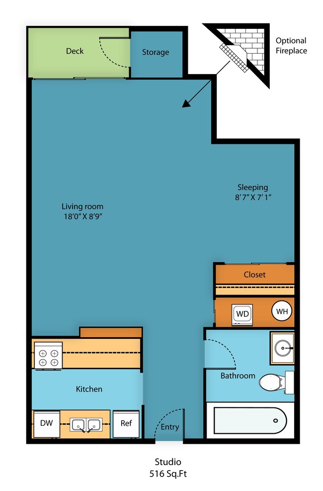 Floorplan - Casablanca Apartment Homes