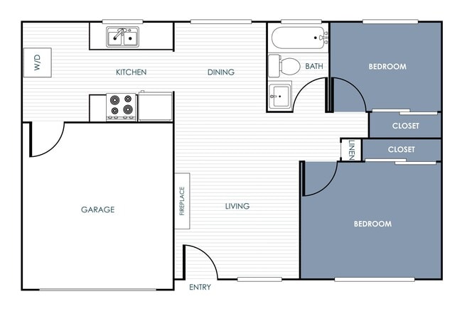 Floorplan - Cascade Park Apartments