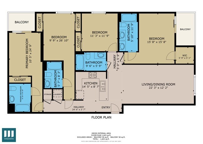 Floorplan - Croft Retreat by Wiseman