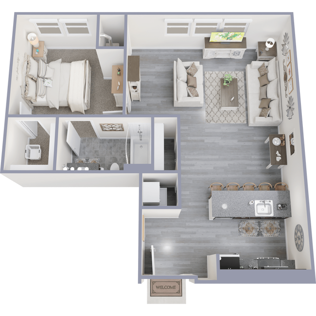Floorplan - The L Apartments