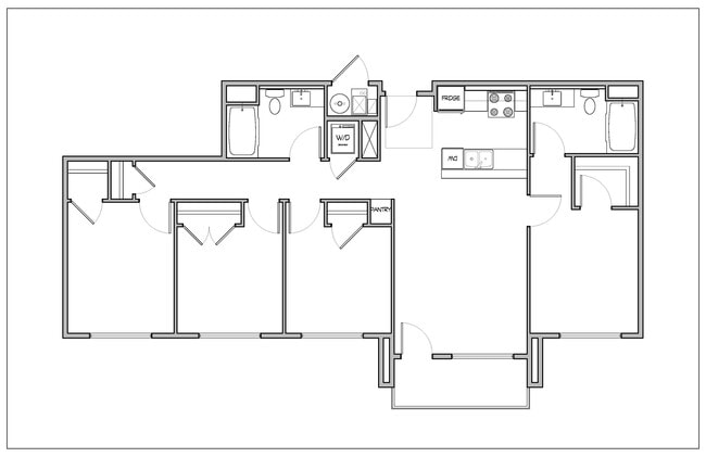 Floorplan - Central West Apartments
