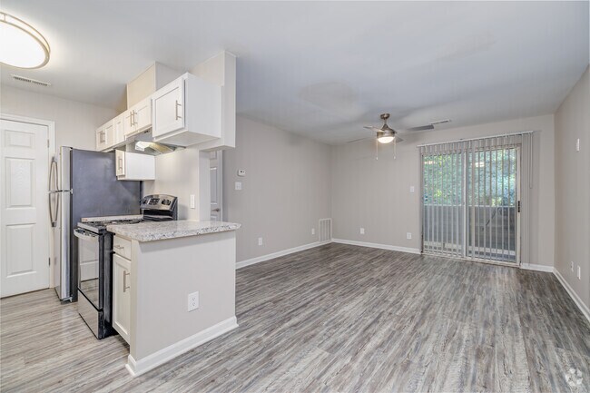 2BR, 1.5BA - 840SF Living Room - Juniper Ridge I