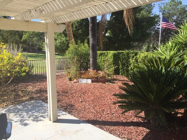 Back yard view from patio - 15928 Caminito Aire Puro