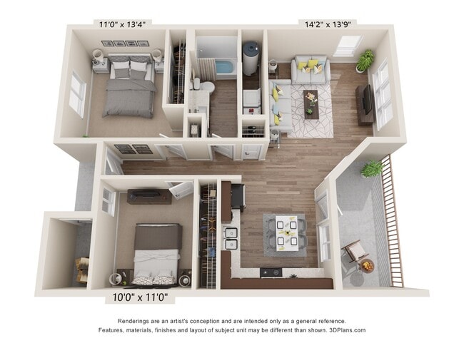 Floorplan - Brooklyn West Apartments