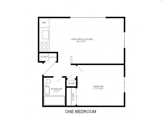 1BR/1BA - Astor Place Apartments