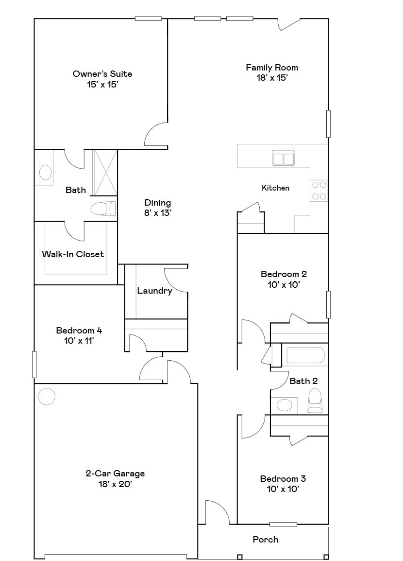 Floorplan - 11414 Marcellus Way