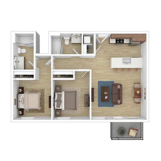 Floorplan - Harwood Flats