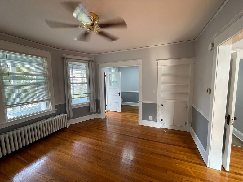 Living room and view to office and Front Porch - 55 Ryckman Ave